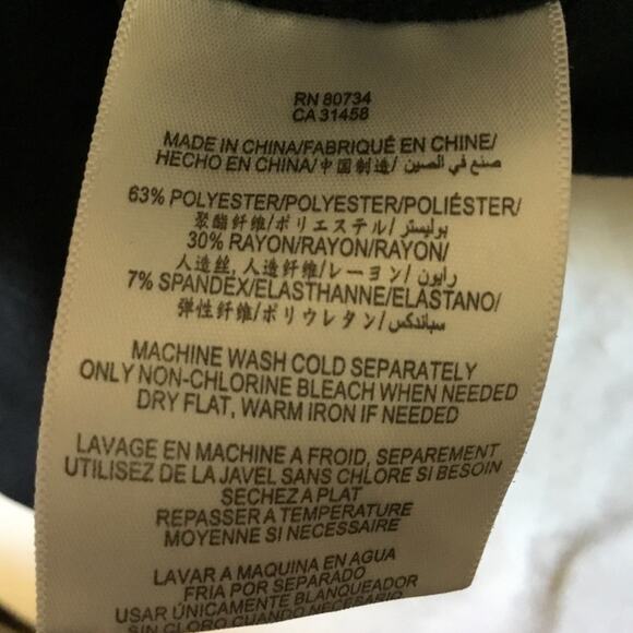 BCBGMaxAzria Black Scoop Neck Long-Sleeve Top - Picture 9 of 12